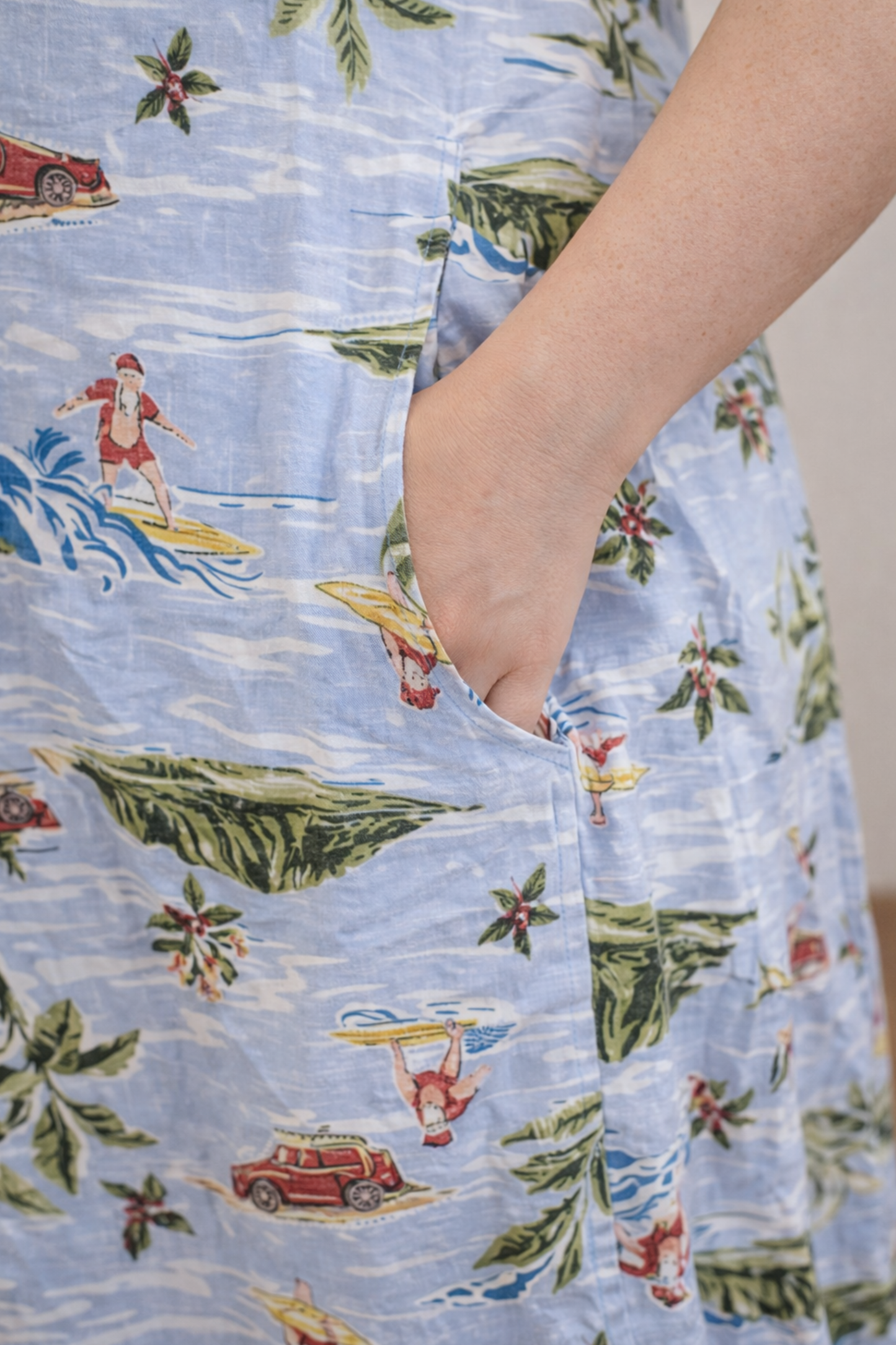 Sky Escape Rayon Night Gown