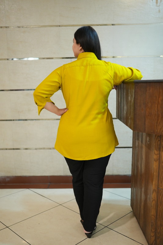 Buy Plus Size ​Sunlit Olive Solid Rayon Shirt At Apella | Sizes XS to 10 XL | India | Free Delivery | Customized