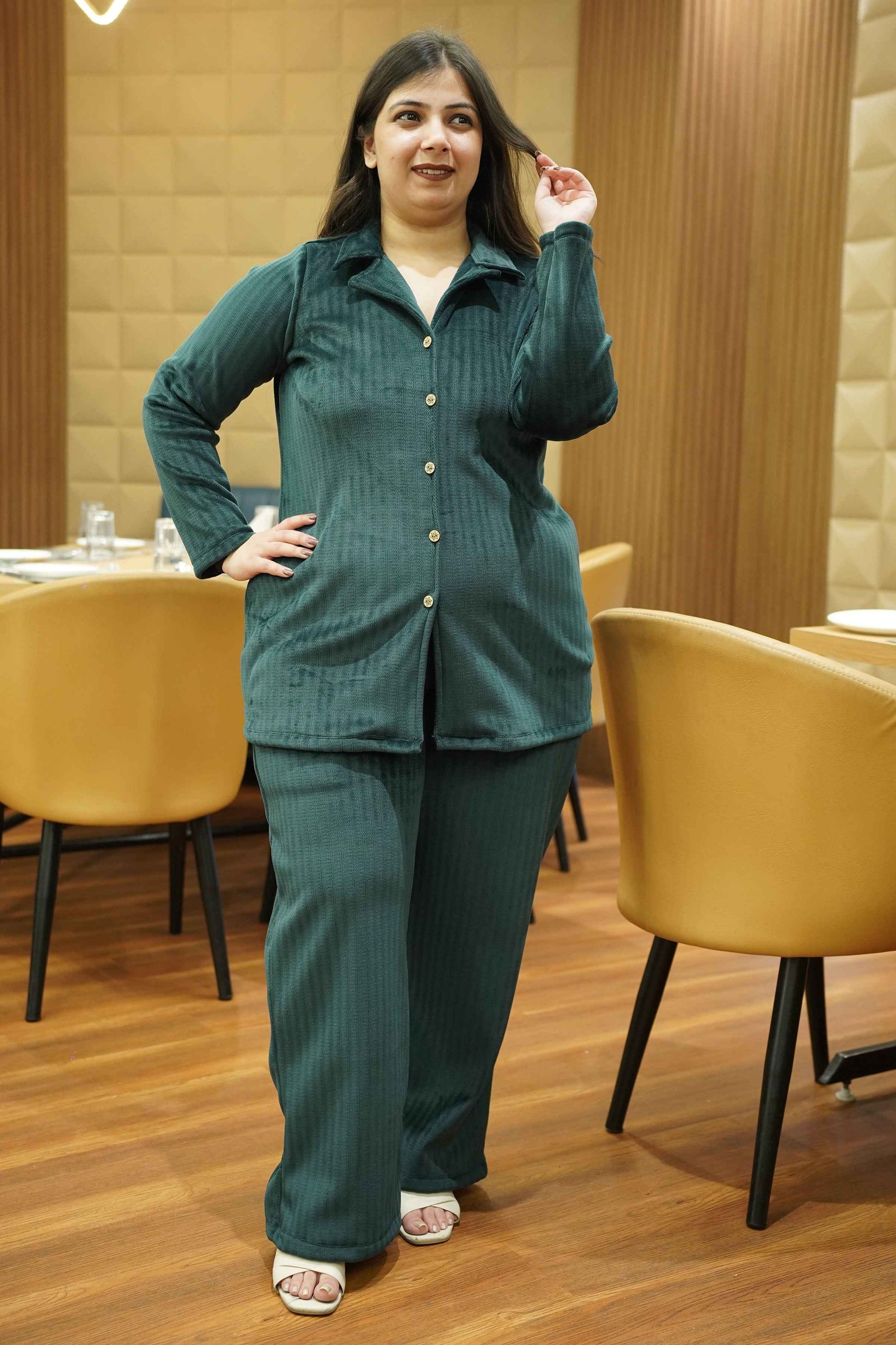 Forest Snuggle Velvet Co-ord Set