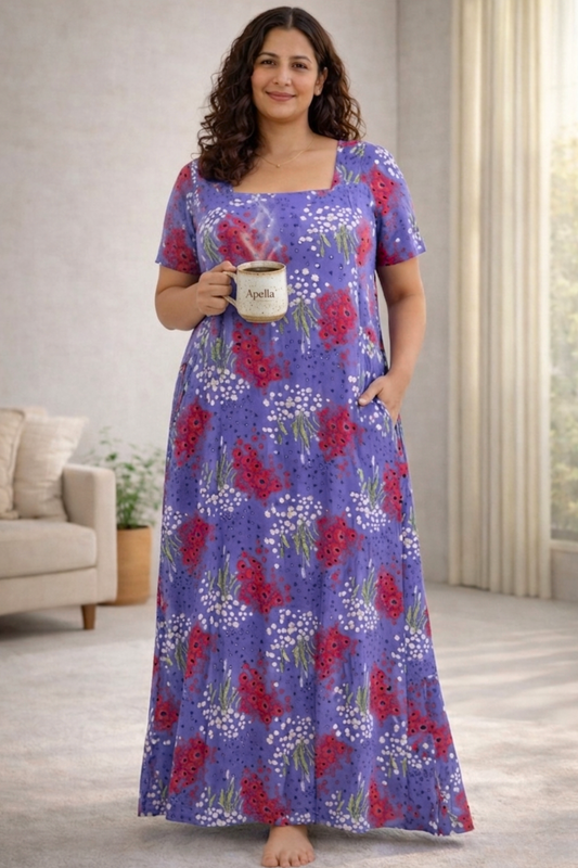 Wild Flower Rayon Night Gown