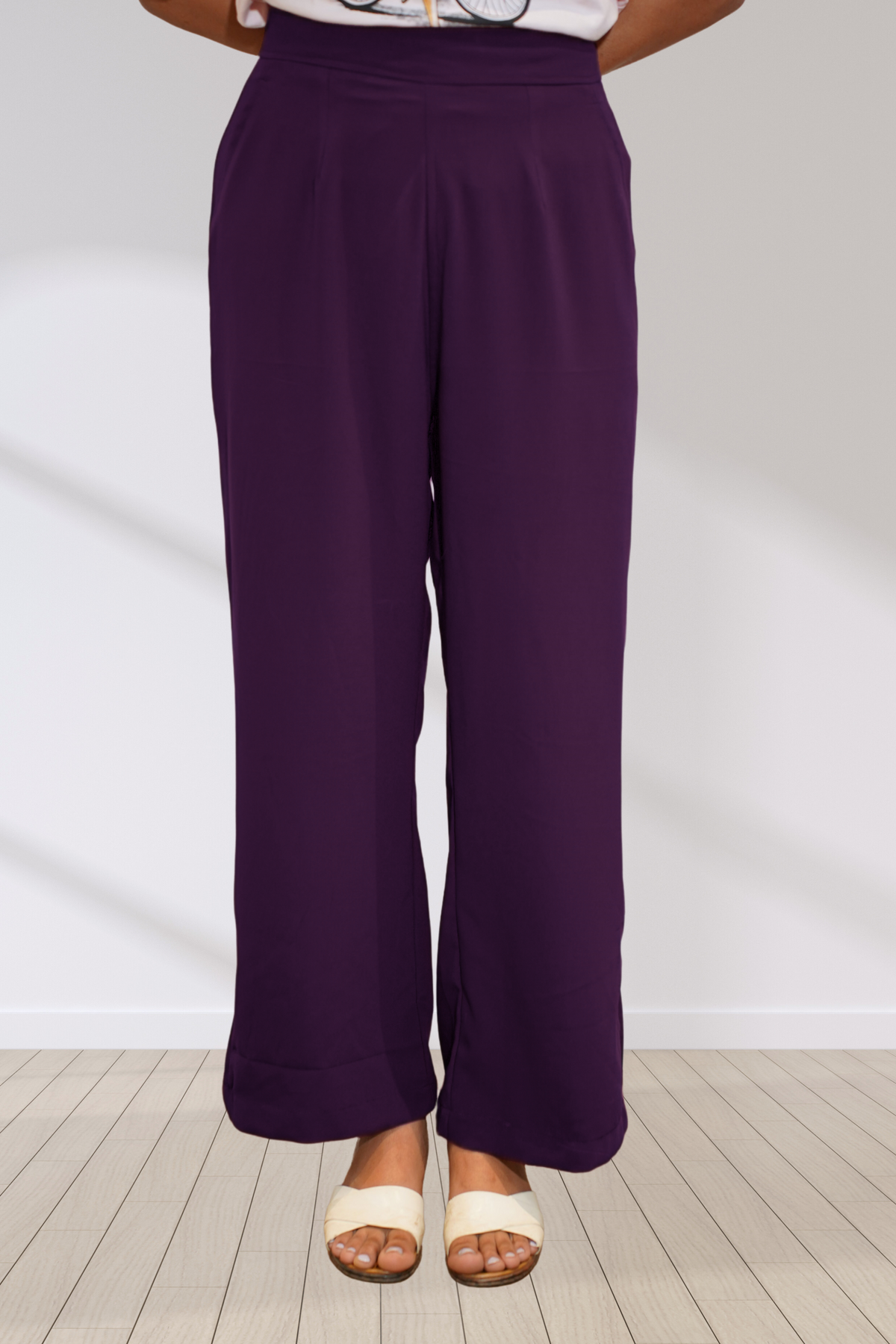 Wine All Day Flared Pants