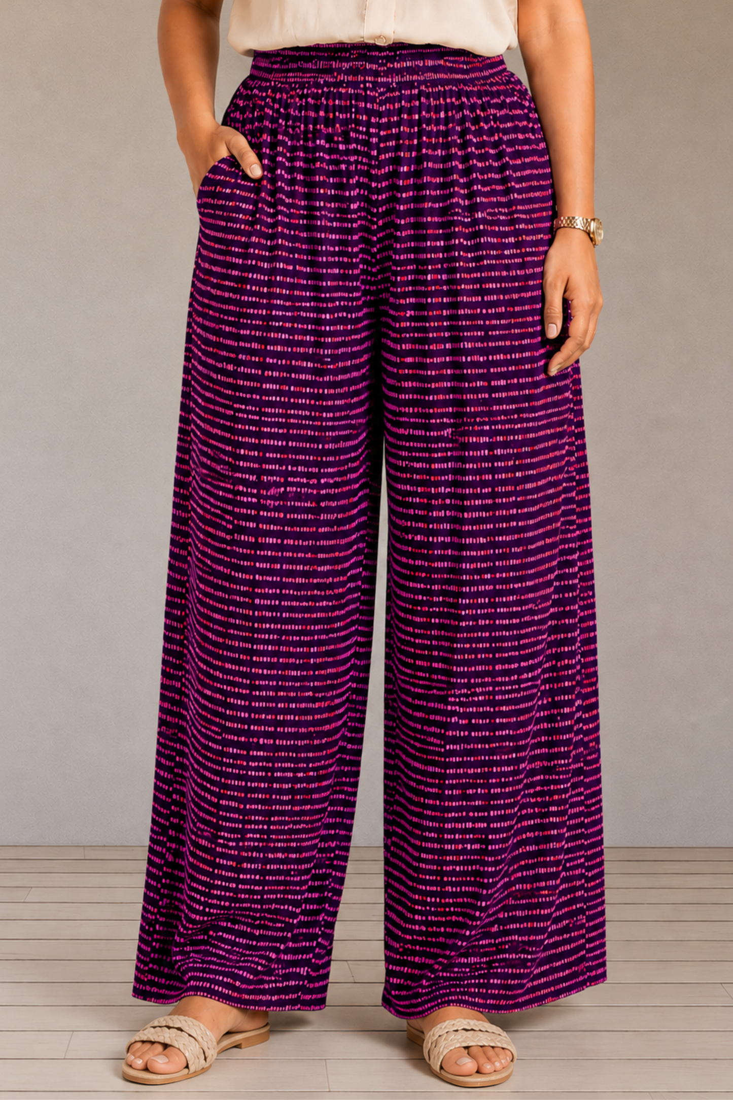 Dreamy Berry Rayon Lounge Pants