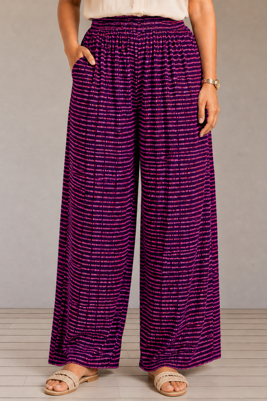 Dreamy Berry Rayon Lounge Pants
