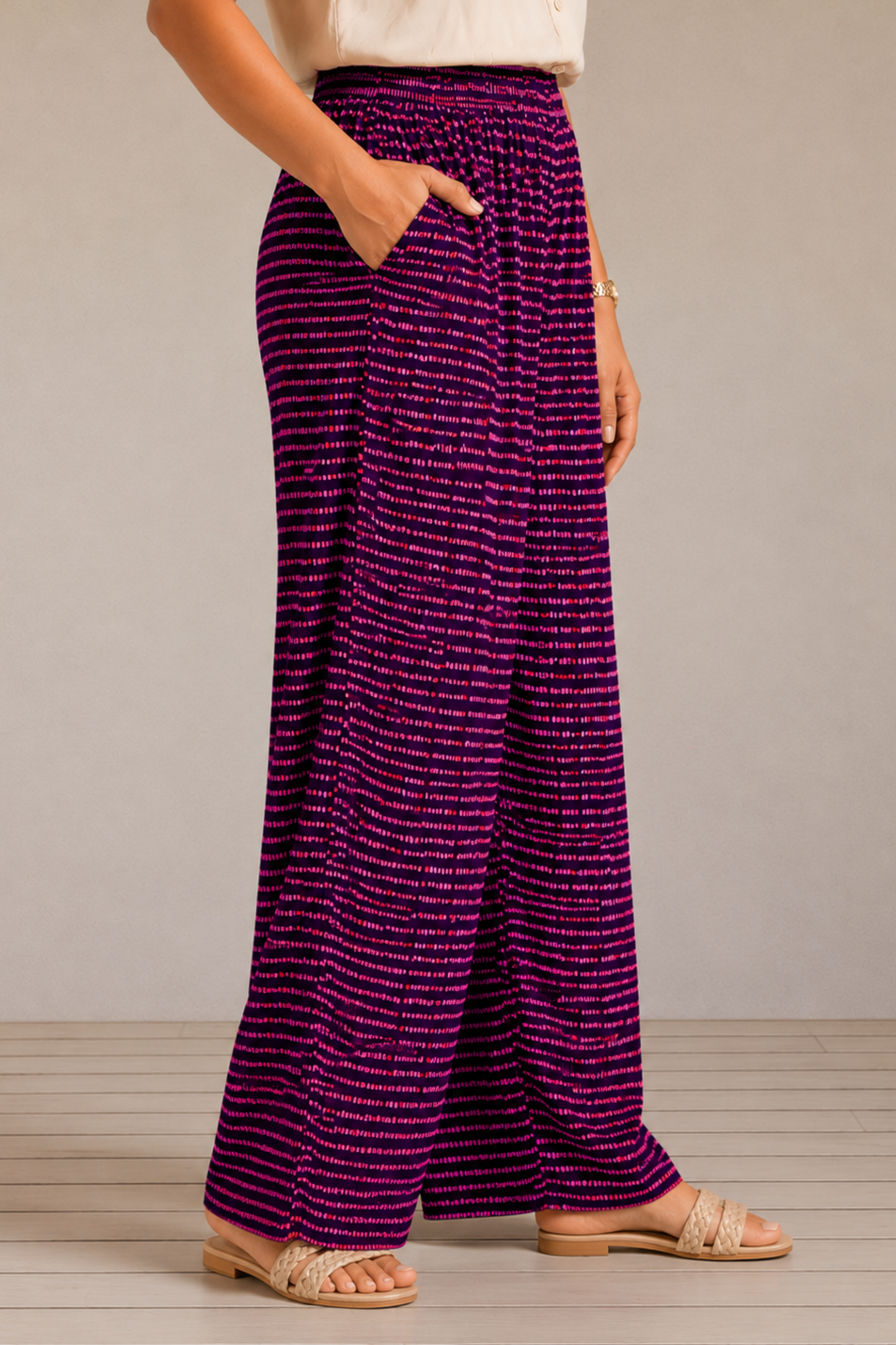 Dreamy Berry Rayon Lounge Pants