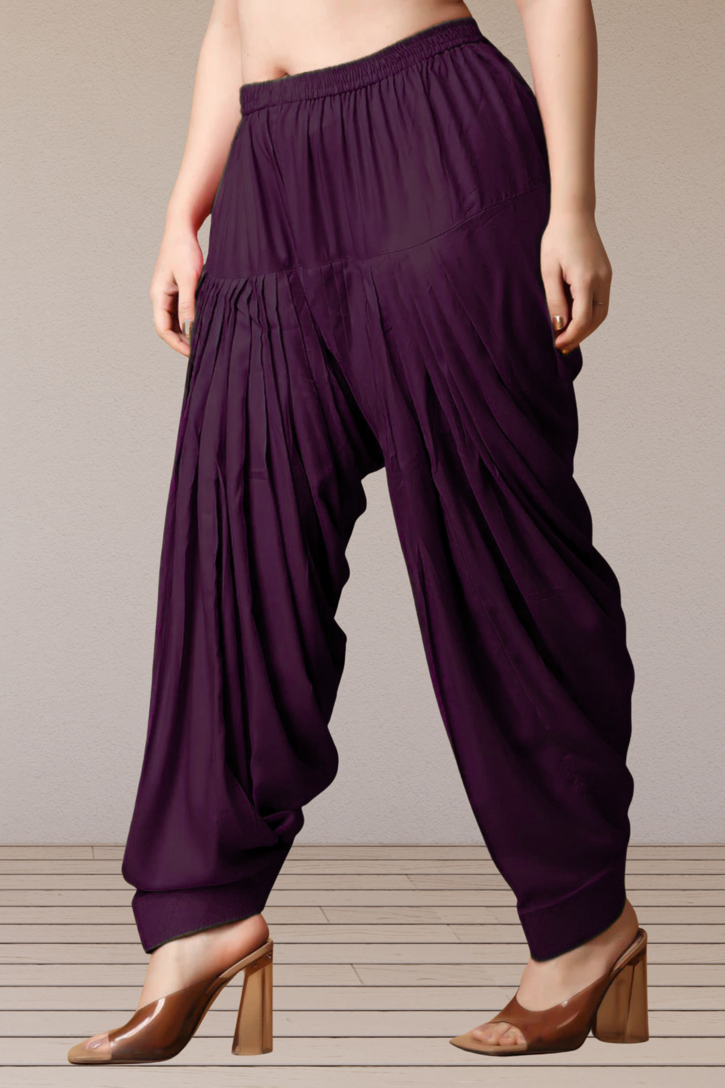 Wine Rayon Patiala Salwar