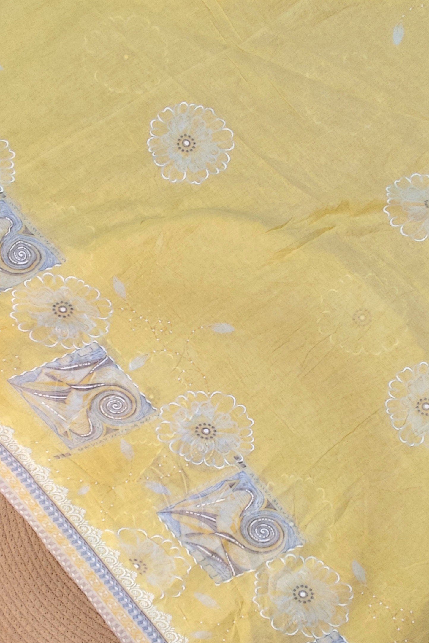 Honey Vanilla Mul Cotton Dupatta