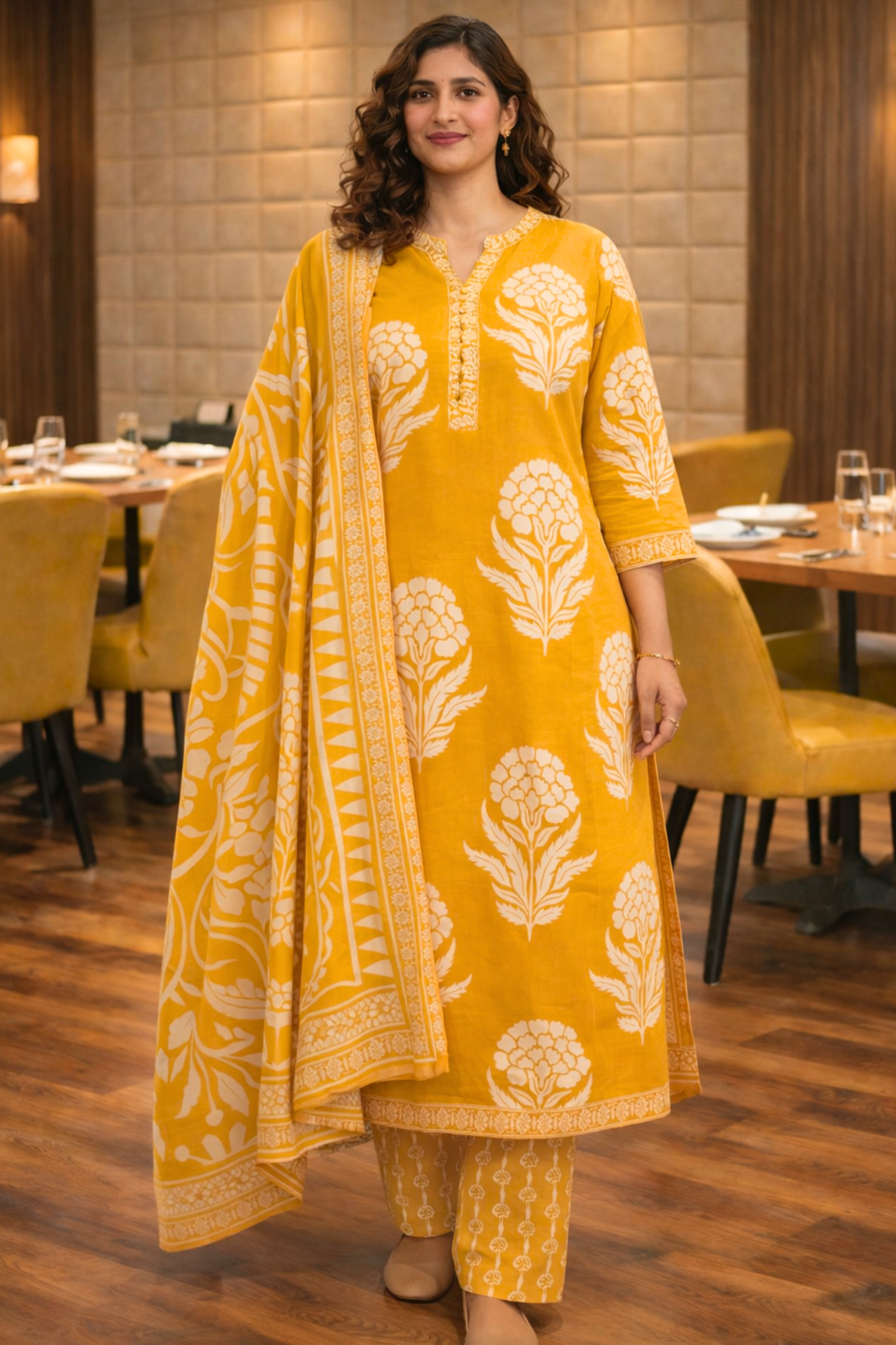 Sunlit Muse Cotton Suit Set