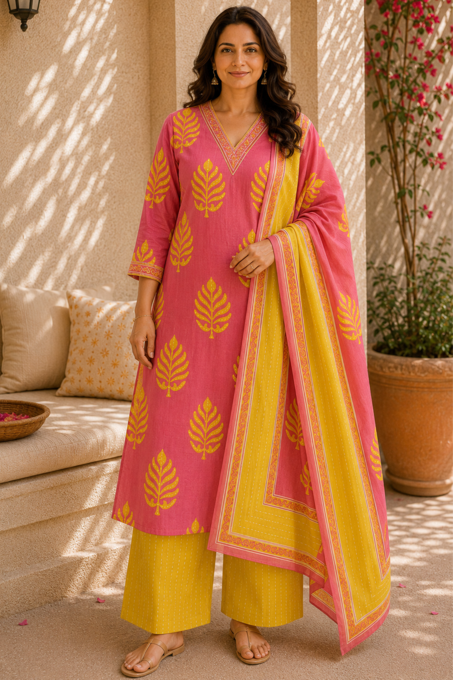 Summer Sorbet Cotton Suit Set