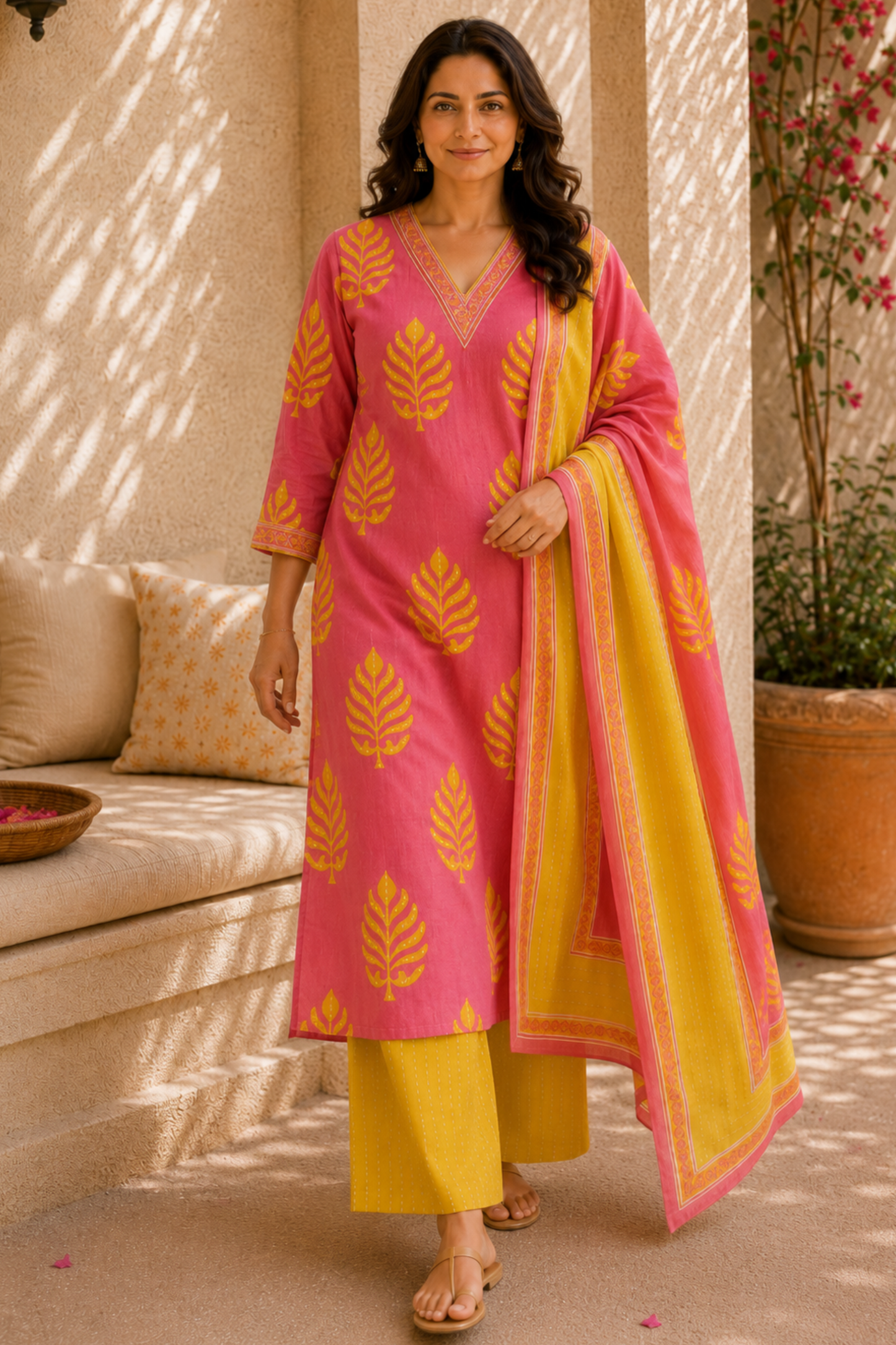 Summer Sorbet Cotton Suit Set