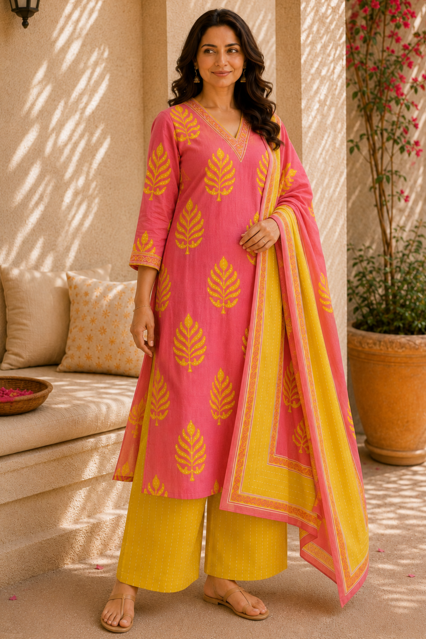 Summer Sorbet Cotton Suit Set