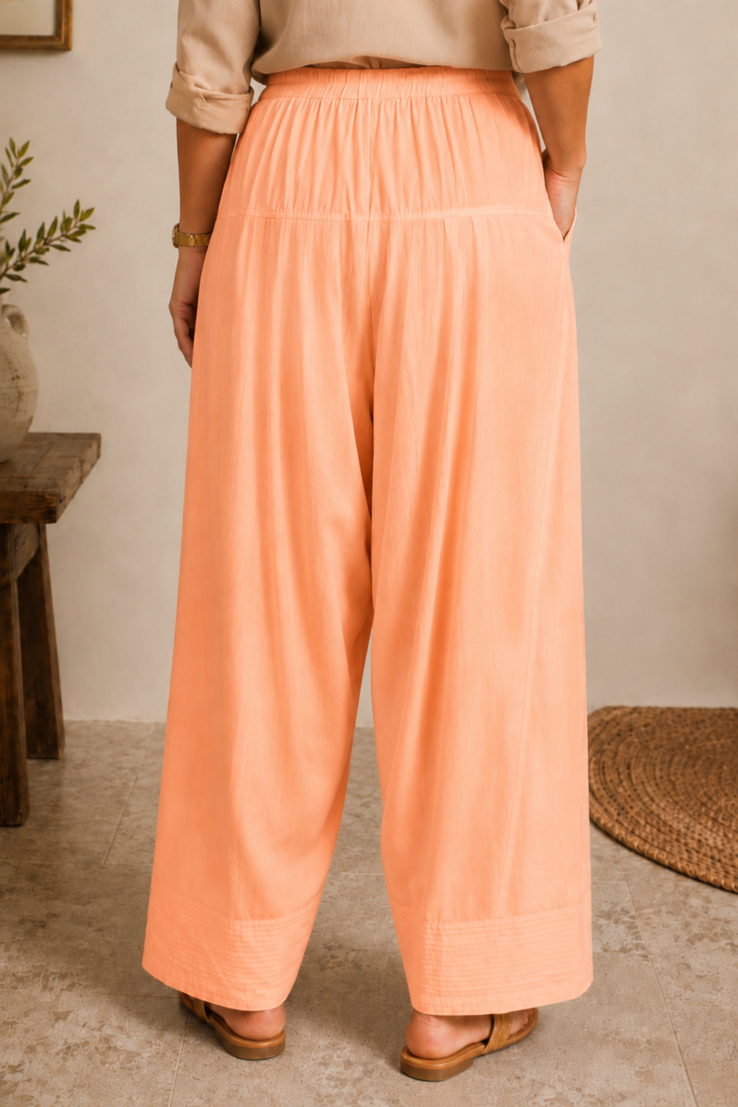 Apricot Rayon Farshi Salwar