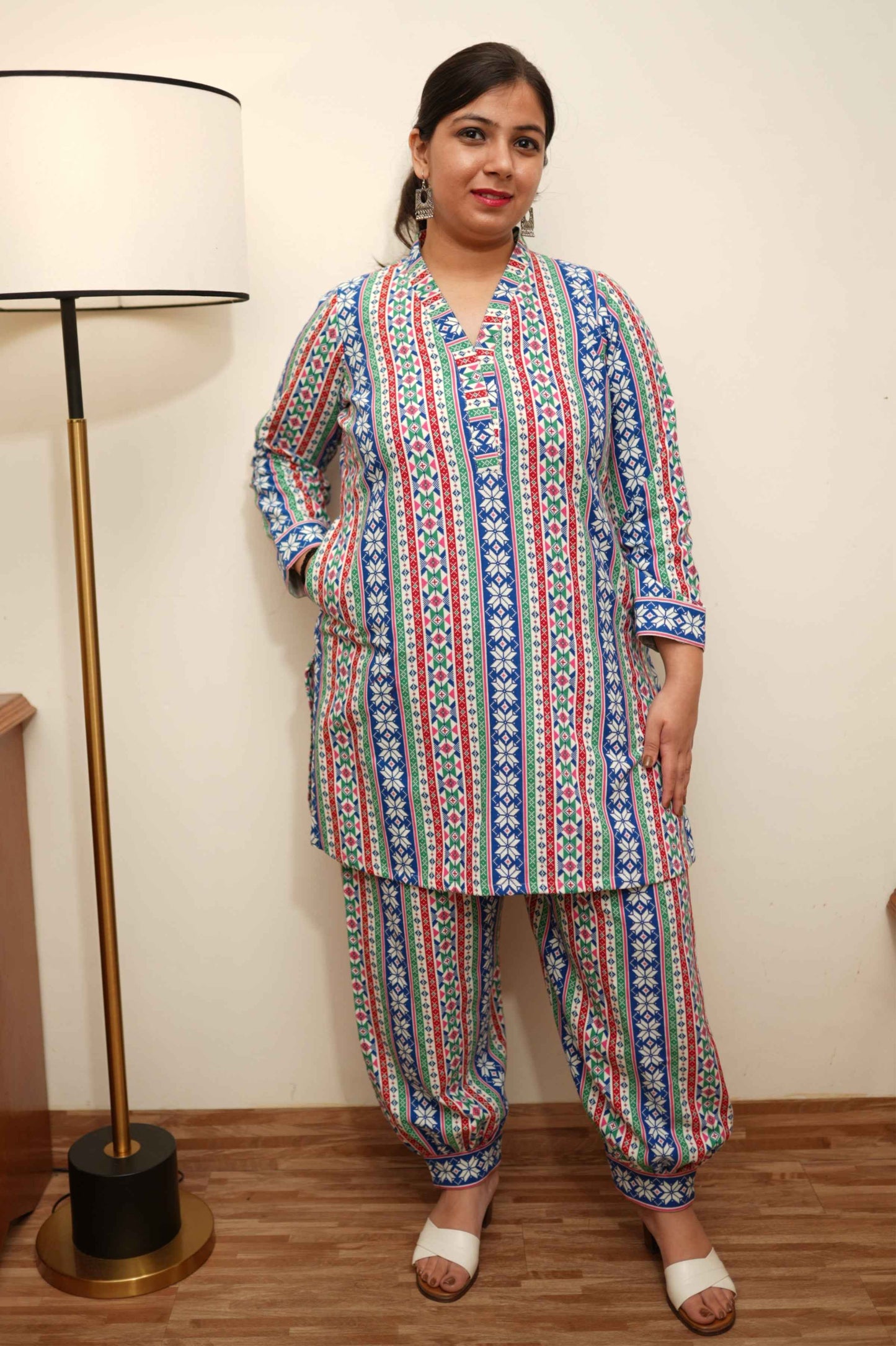 Buy Plus Size ​Arctic Echoes Woollen Co-ord Set At Apella | Sizes XS to 10 XL | India | Free Delivery | Customized