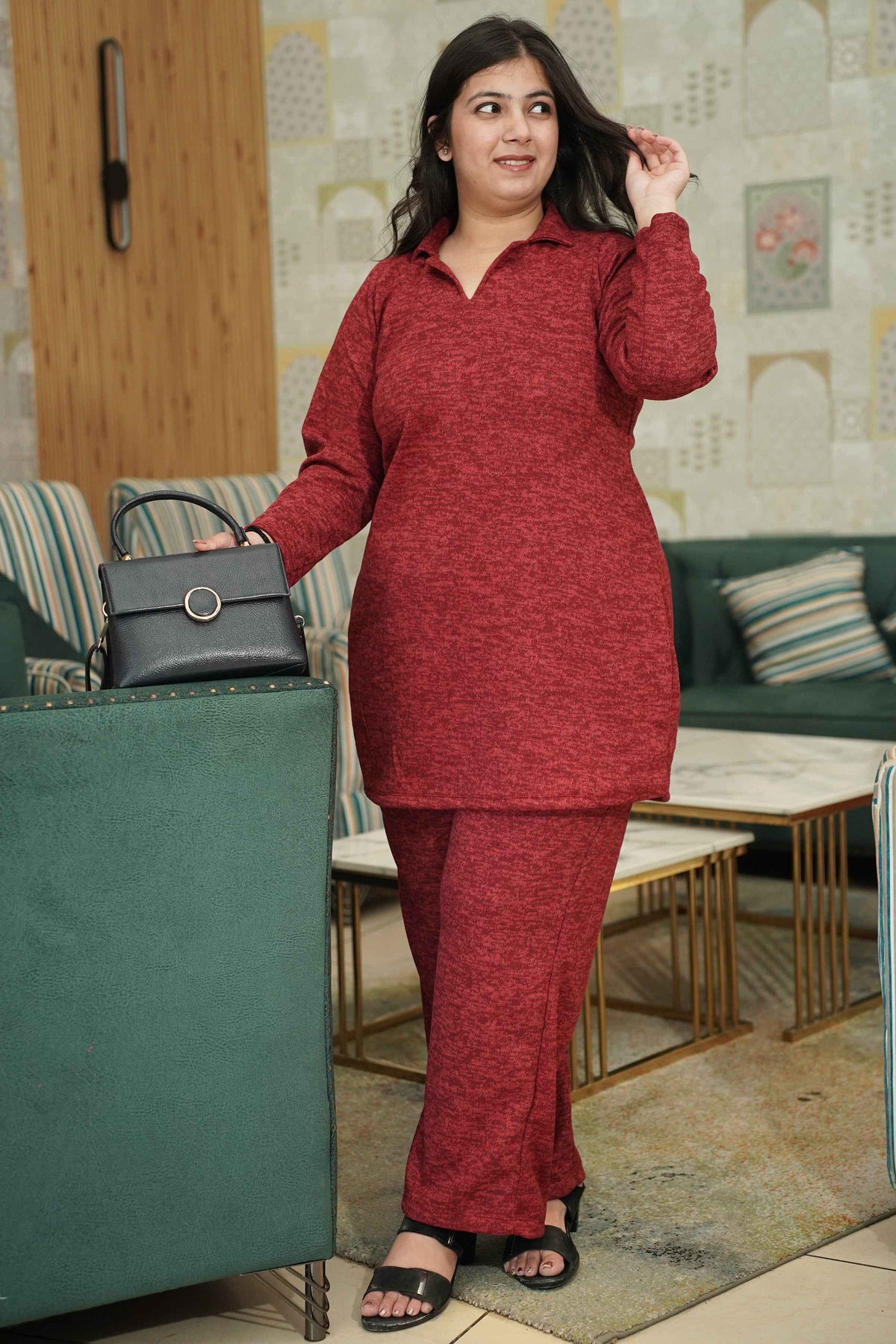 Autumn Blaze Knitted Co-ord Set