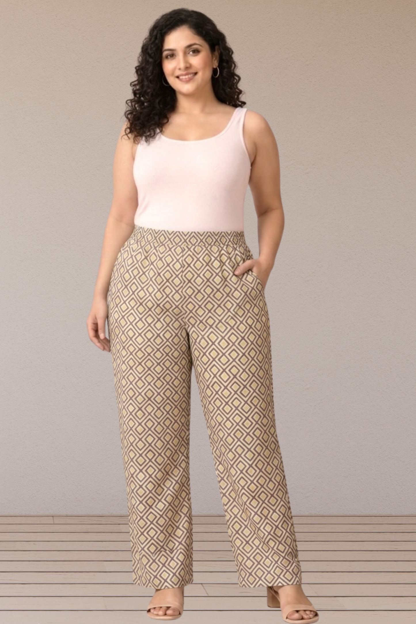 Mocha Twist Cotton Lounge Pants