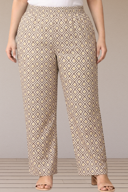 Mocha Twist Cotton Lounge Pants