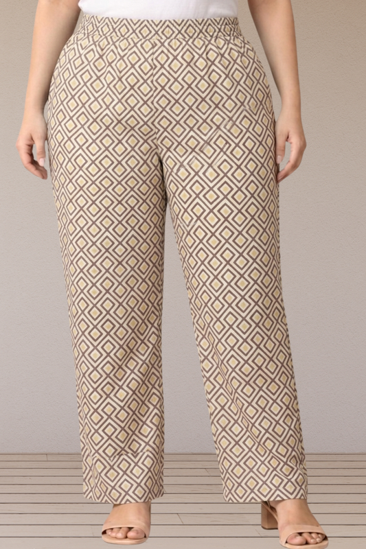 Mocha Twist Cotton Lounge Pants