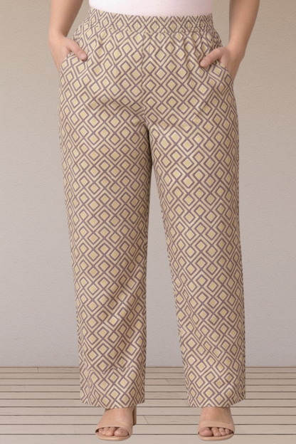 Mocha Twist Cotton Lounge Pants