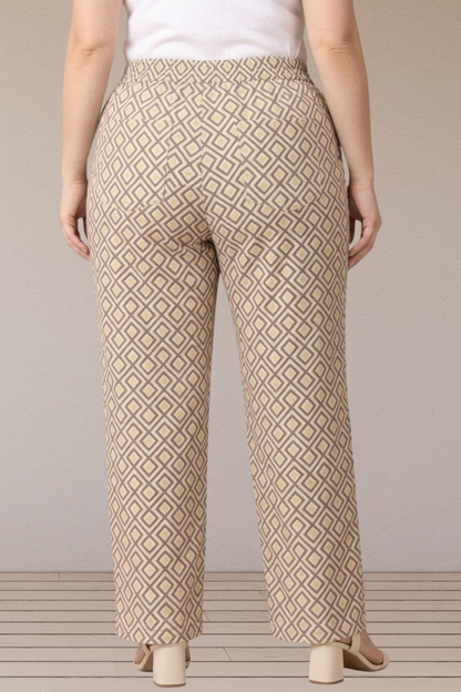 Mocha Twist Cotton Lounge Pants