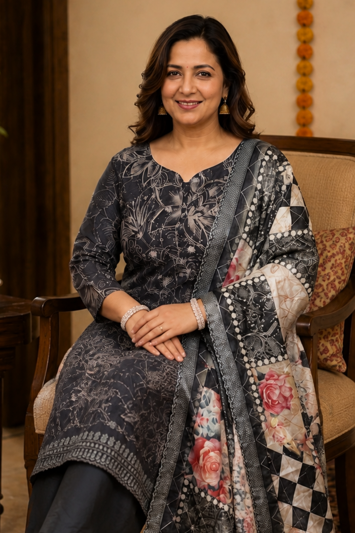 Chandani Raat Floral Suit Set