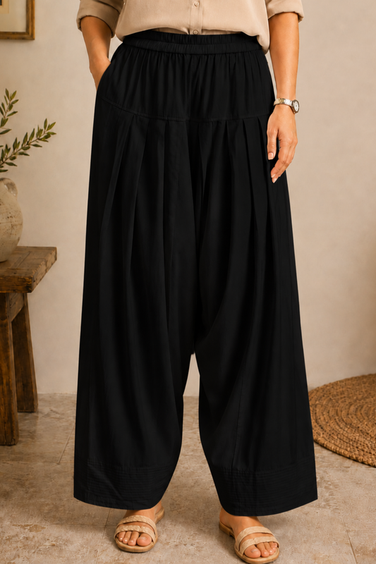 Black Rayon Farshi Salwar