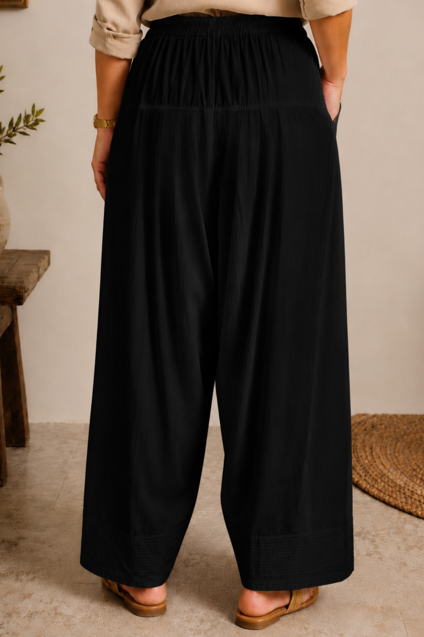 Black Rayon Farshi Salwar
