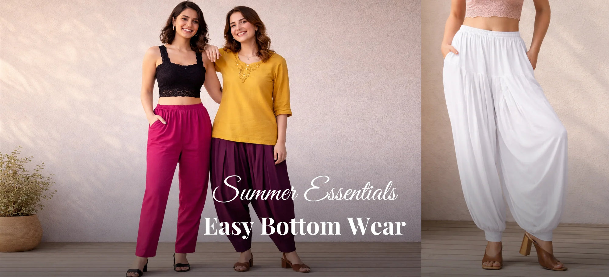 Women Plus Size Salwars & Palazzos
