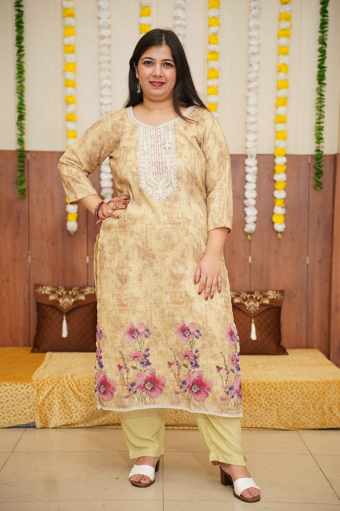 Cocoa Sunset Printed Suit Set