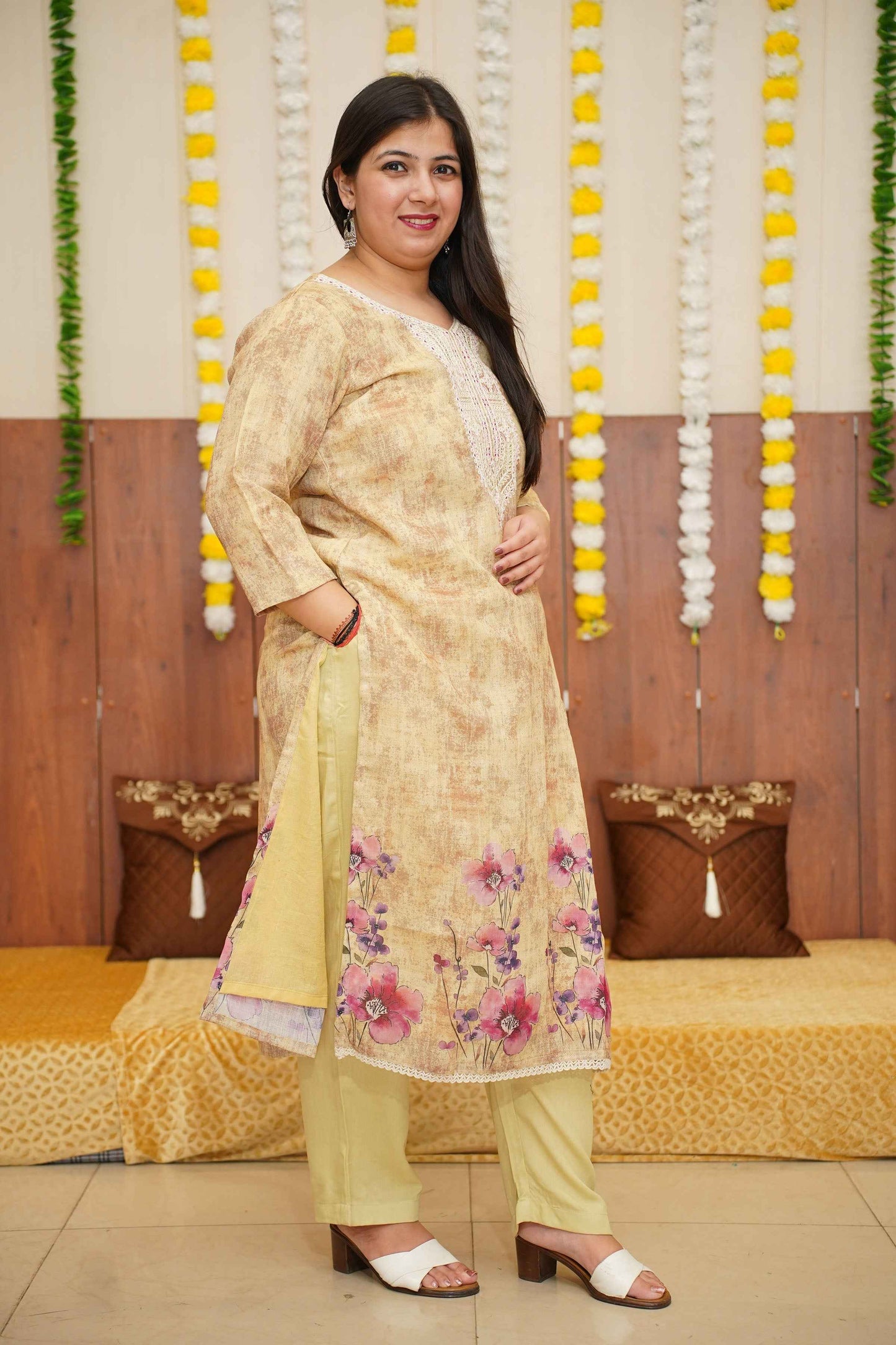 Cocoa Sunset Printed Suit Set