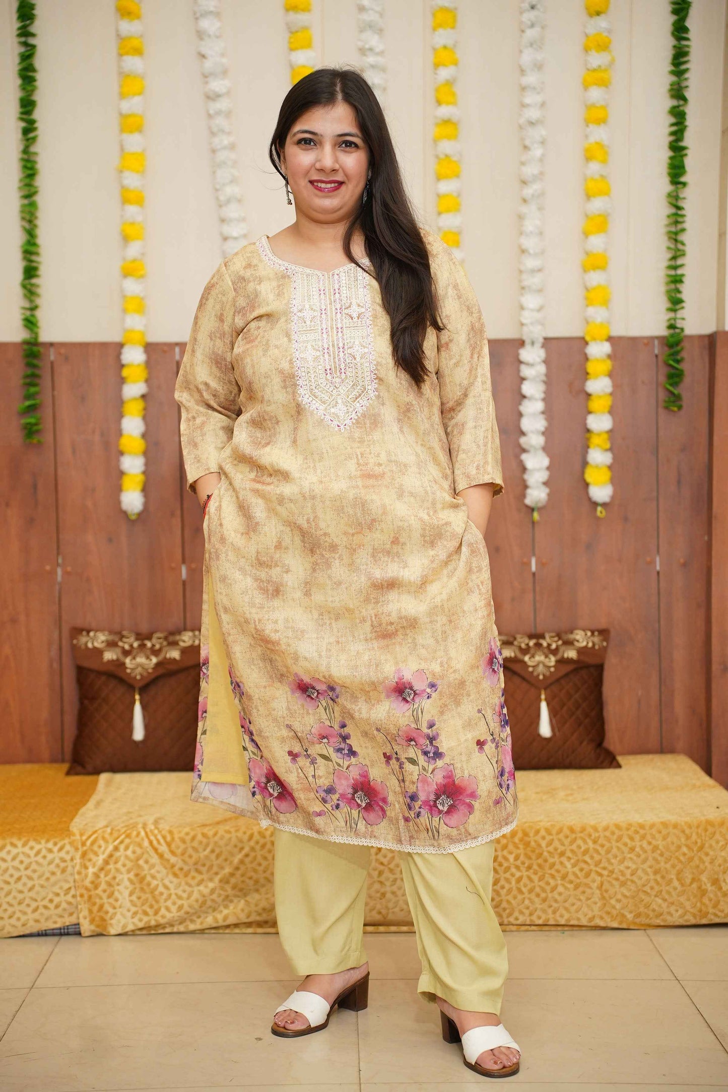 Cocoa Sunset Printed Suit Set