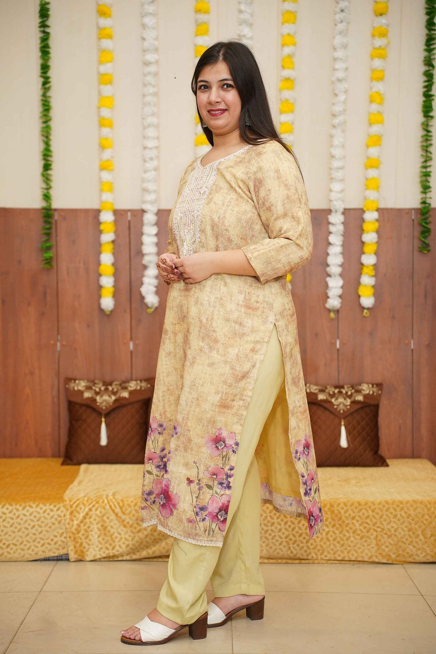 Cocoa Sunset Printed Suit Set