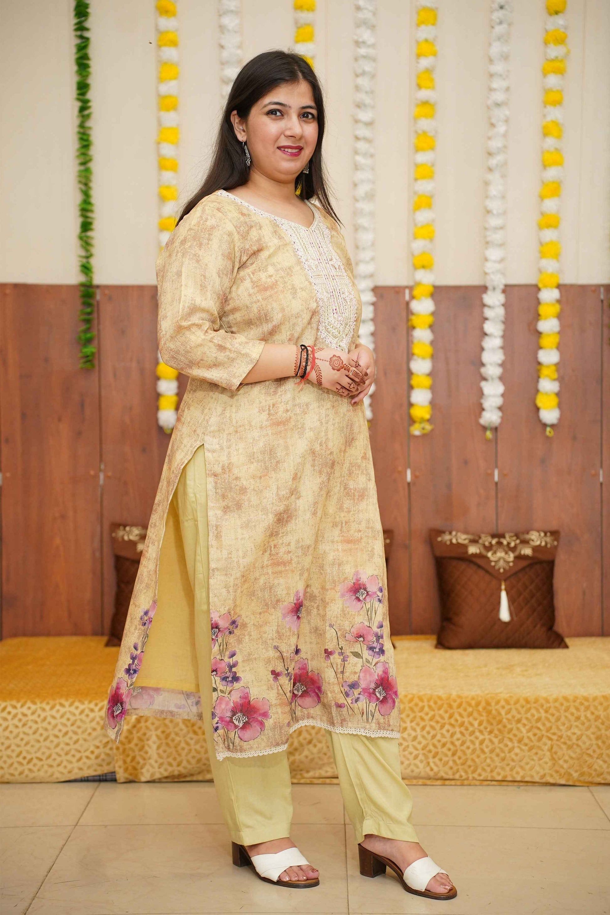 Cocoa Sunset Printed Suit Set