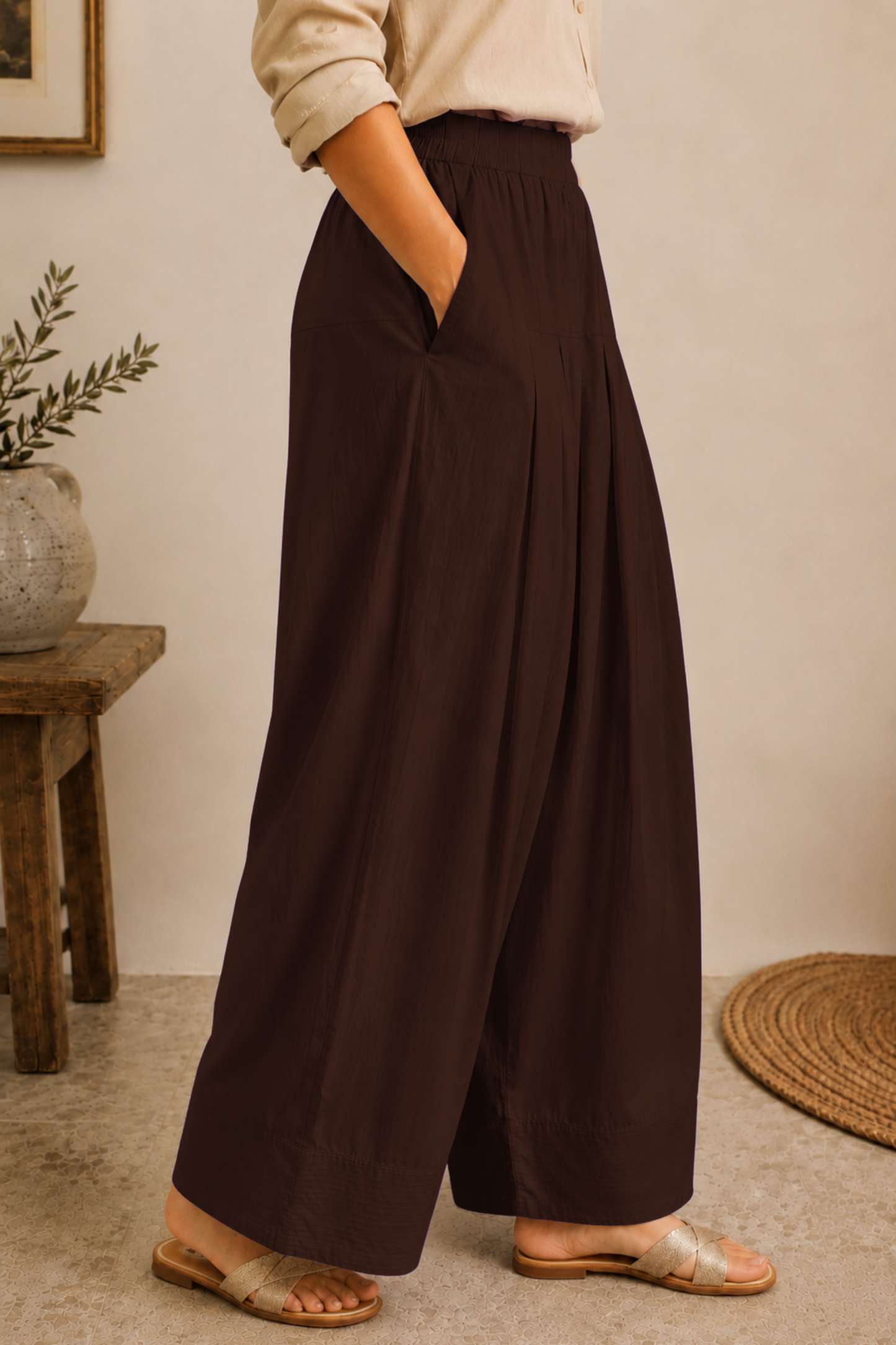 Coffee Rayon Farshi Salwar