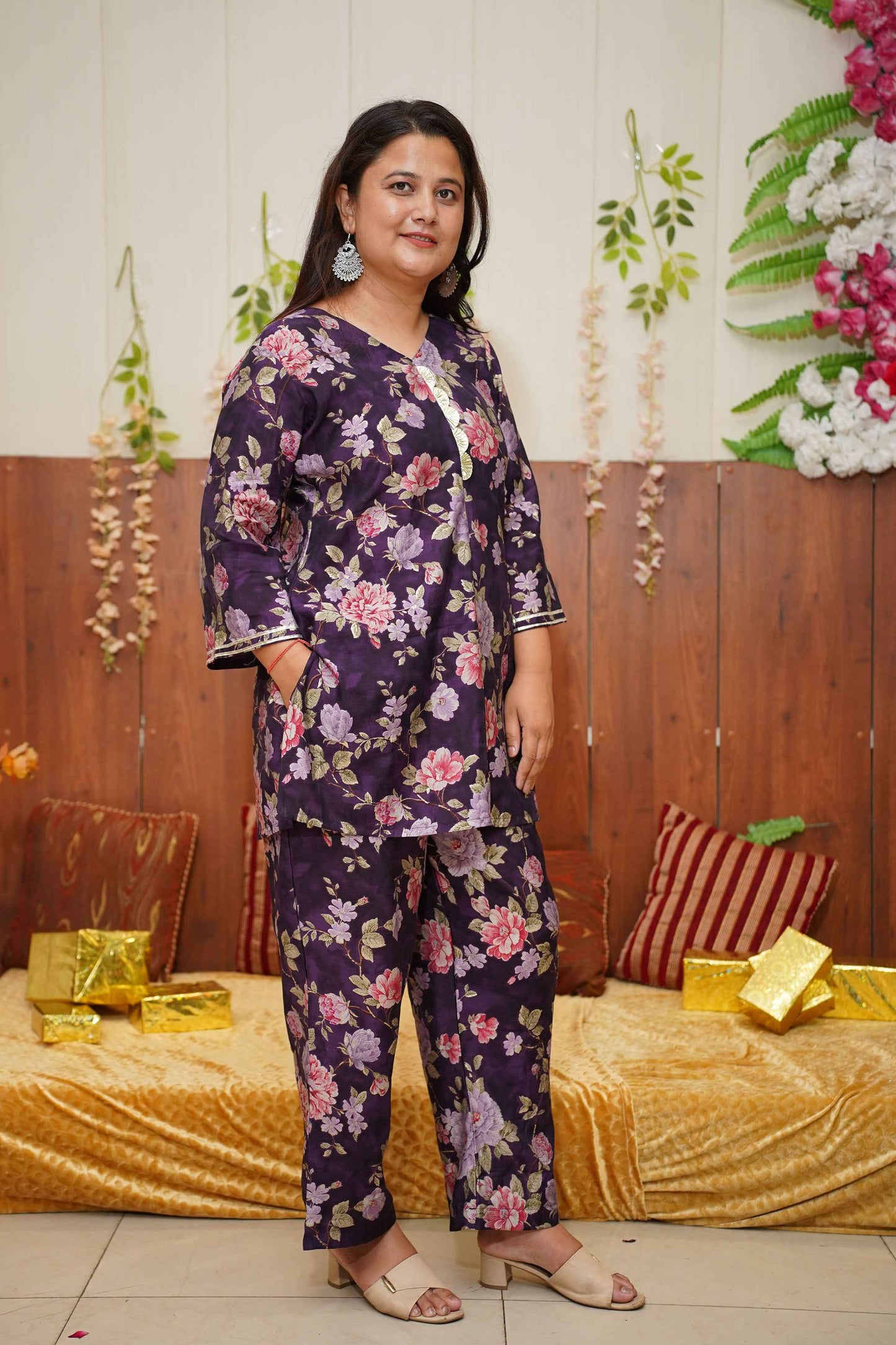 Purple Mystic Modal Co-ord Set