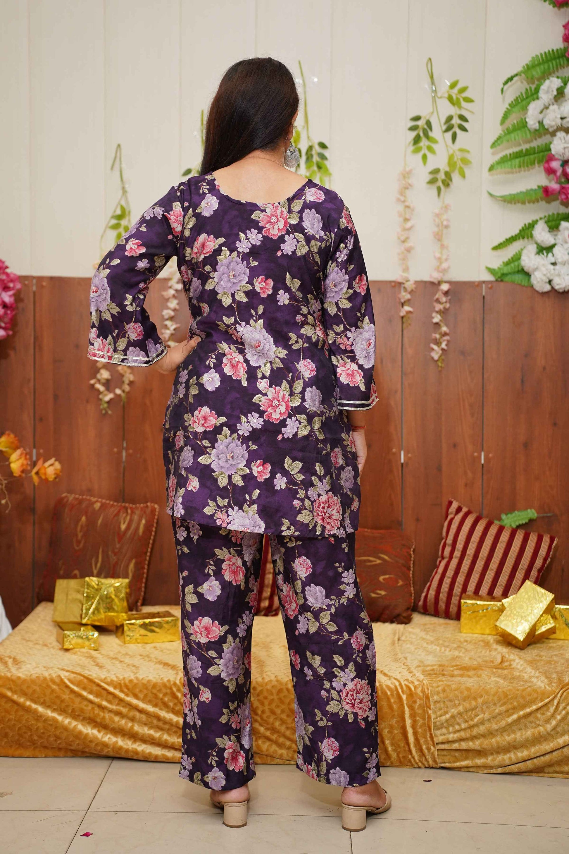 Purple Mystic Modal Co-ord Set