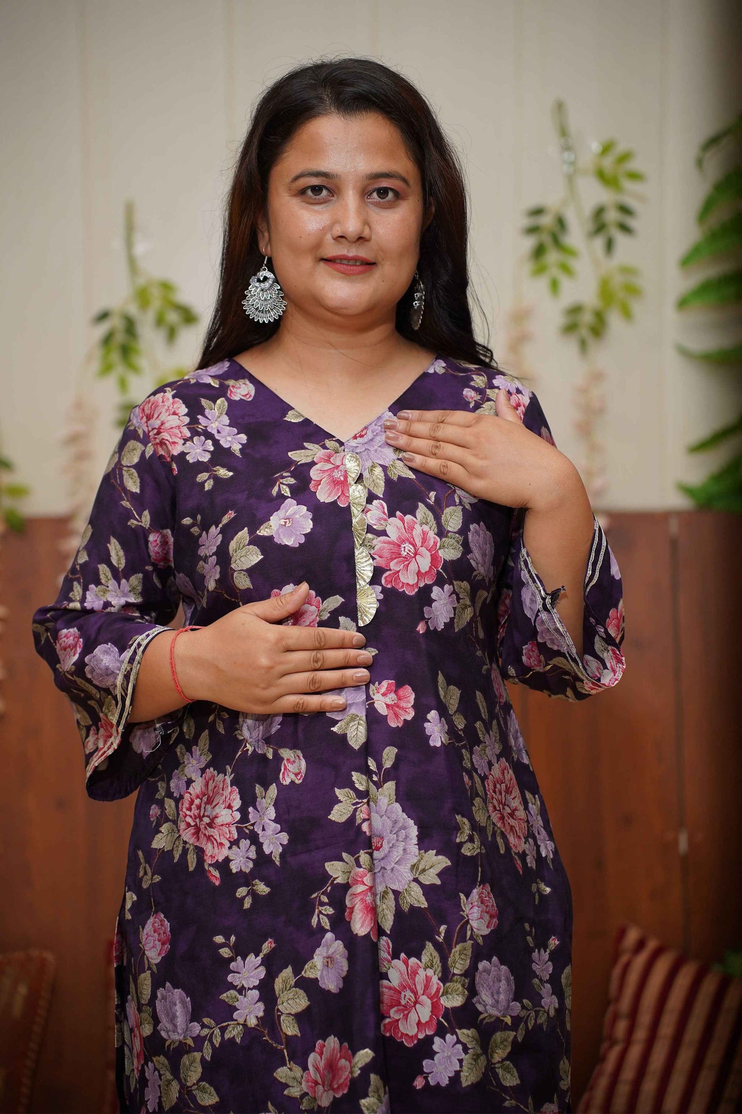 Purple Mystic Modal Co-ord Set