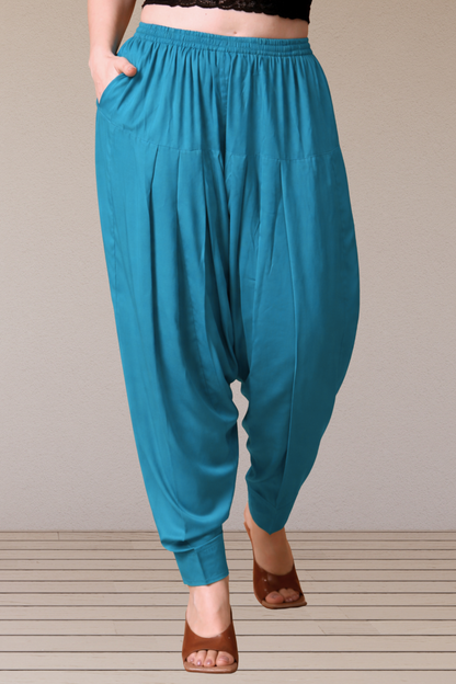 Firozi Rayon Classic Salwar With Pocket