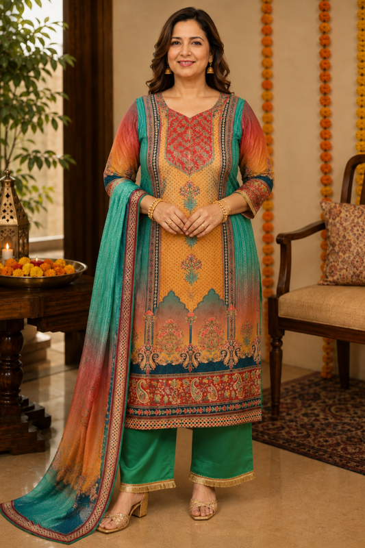 Haril Pichkari Karachi Suit Set