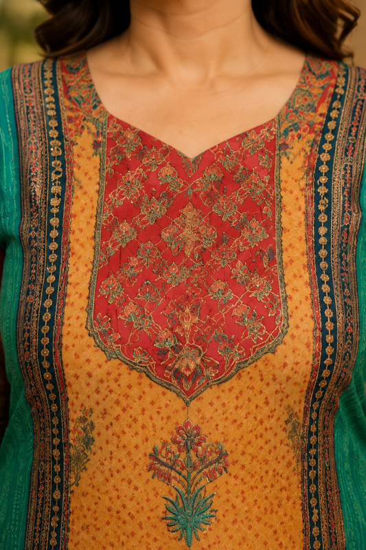 Haril Pichkari Karachi Suit Set