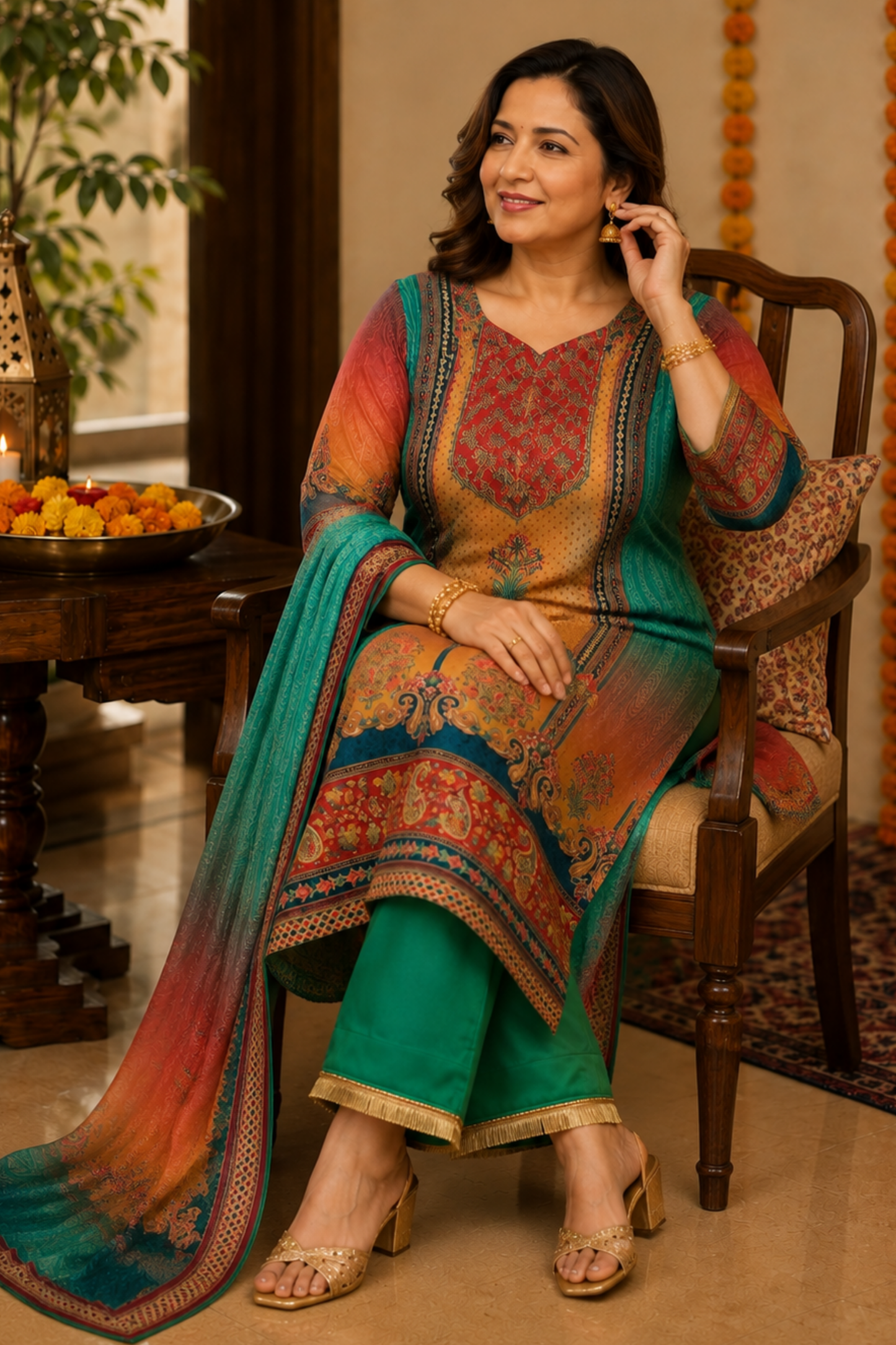 Haril Pichkari Karachi Suit Set