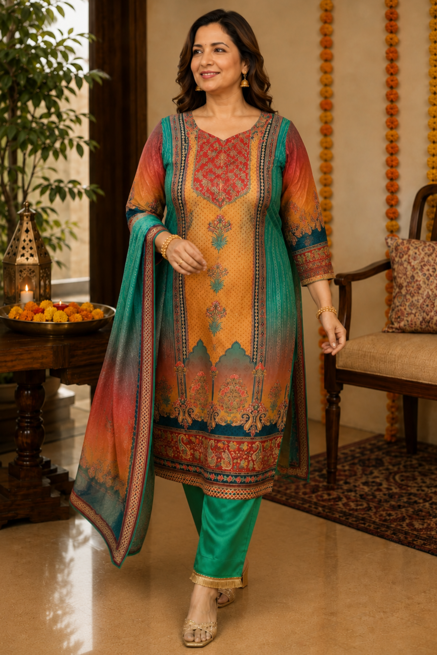 Haril Pichkari Karachi Suit Set
