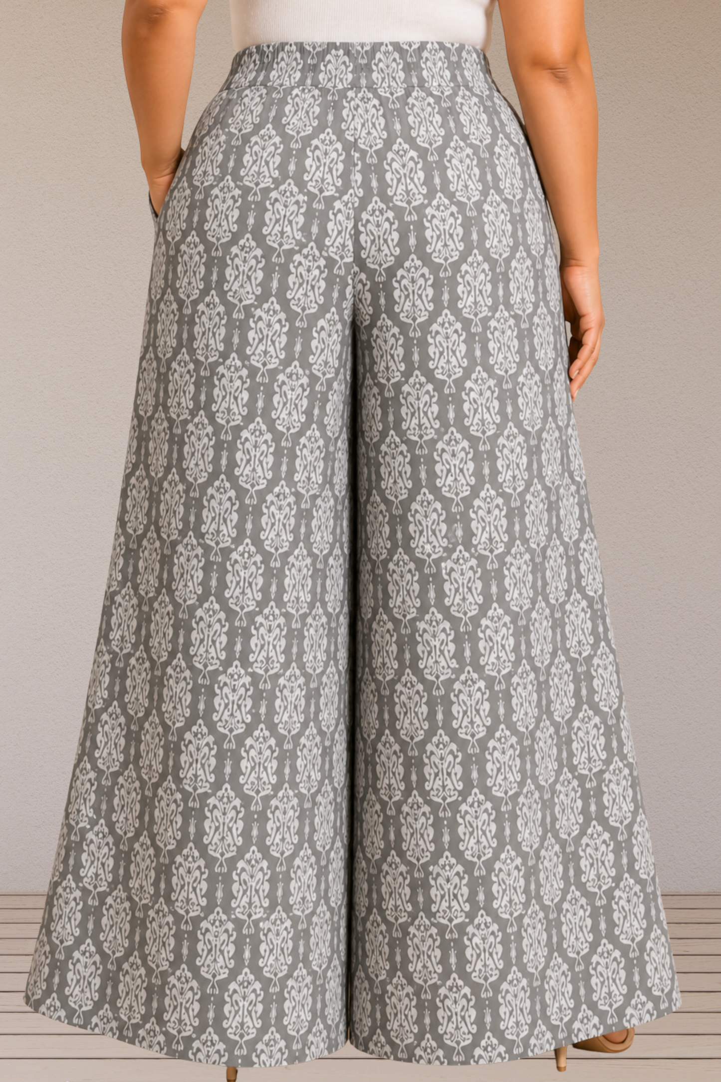 Smoky Ivory Rayon Lounge Pants