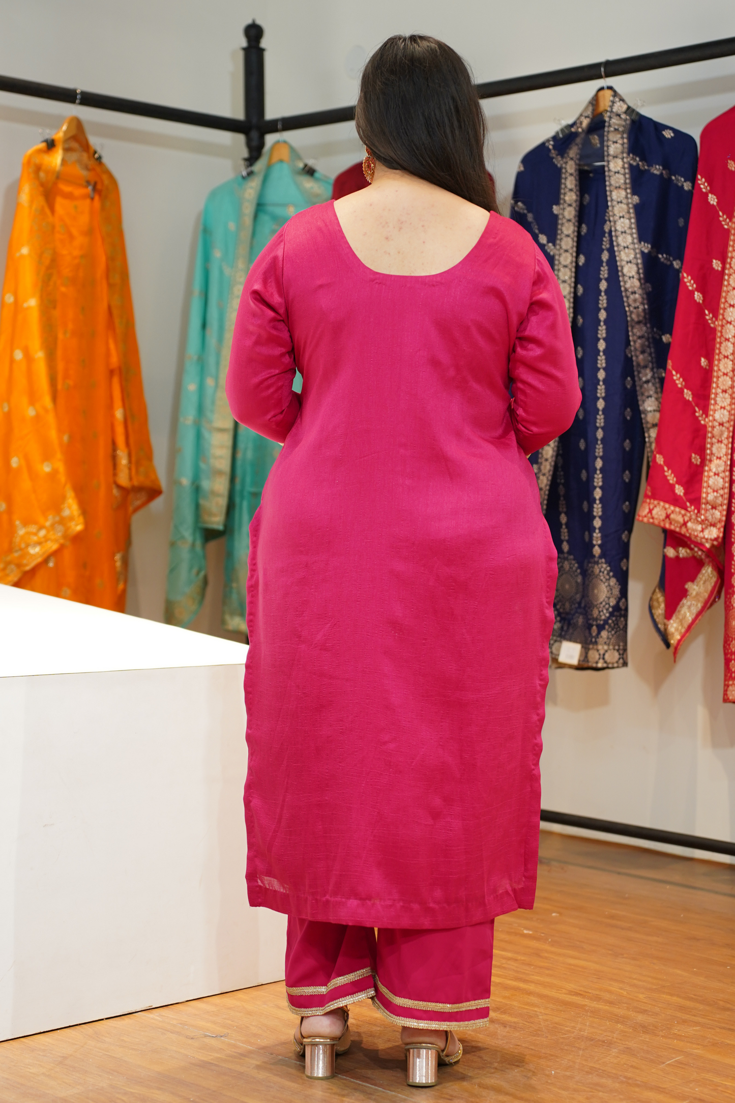 Gulaabi Adaa Embroidered Fancy Suit