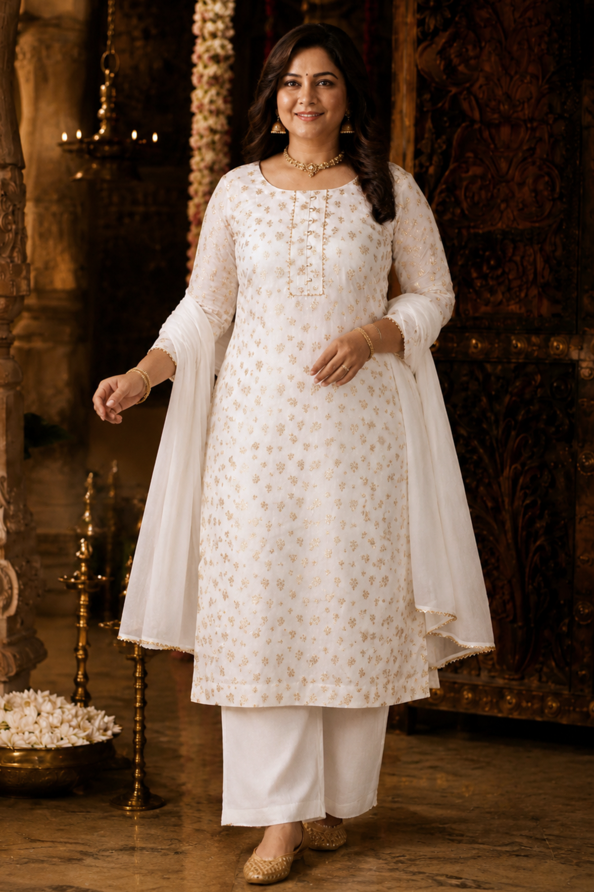 Banhi Jacquard Silk Suit Set
