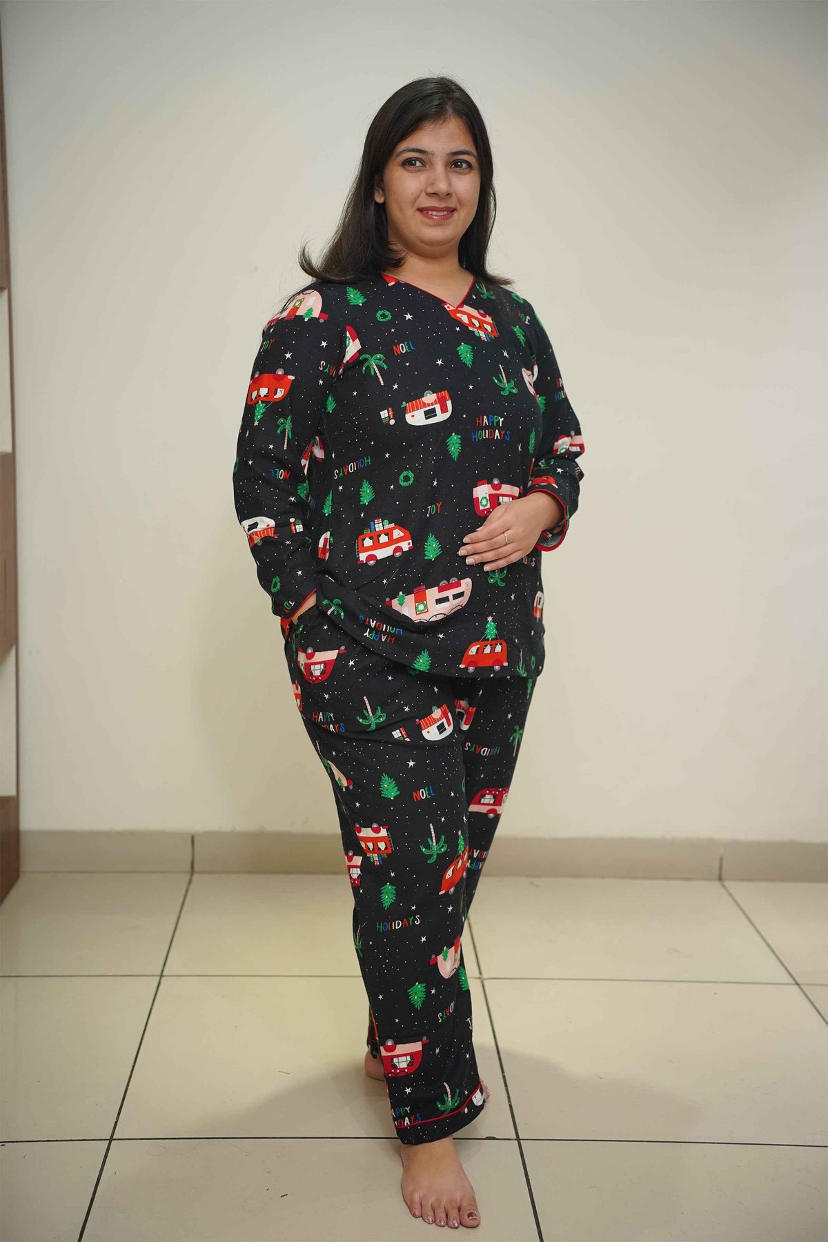 Jolly Journey Woollen Night Suit