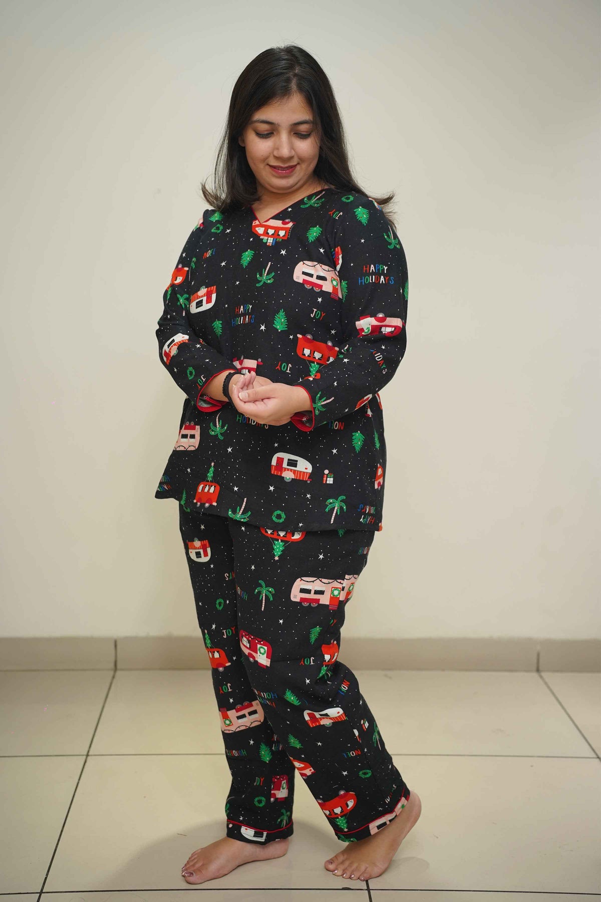 Jolly Journey Woollen Night Suit