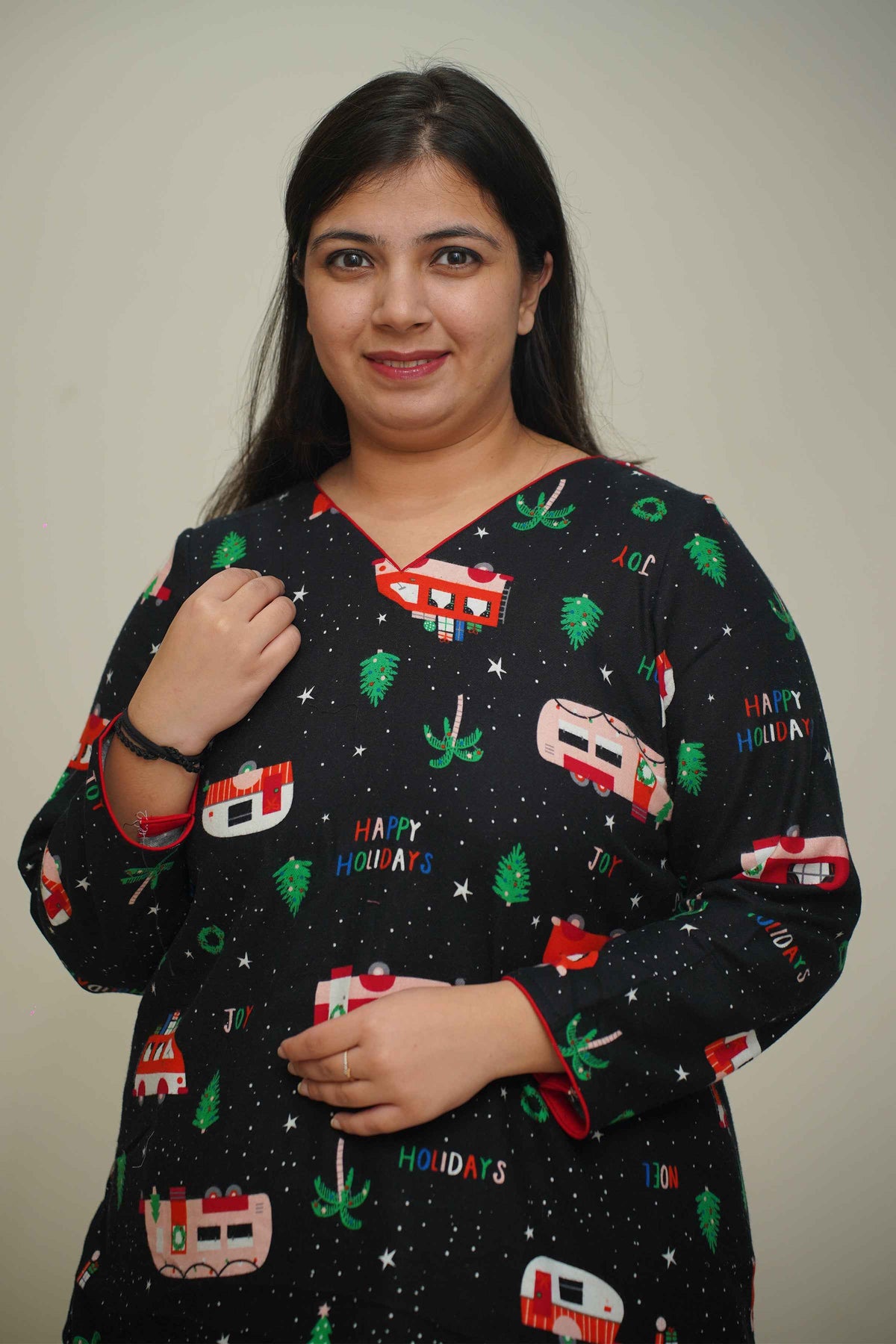 Jolly Journey Woollen Night Suit