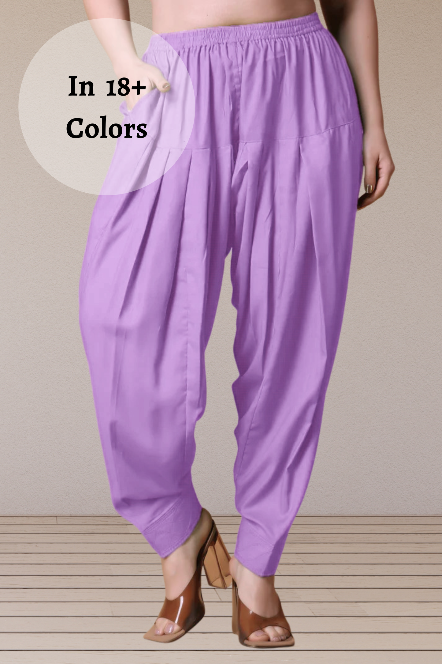 Pleated Rayon Salwar Pants
