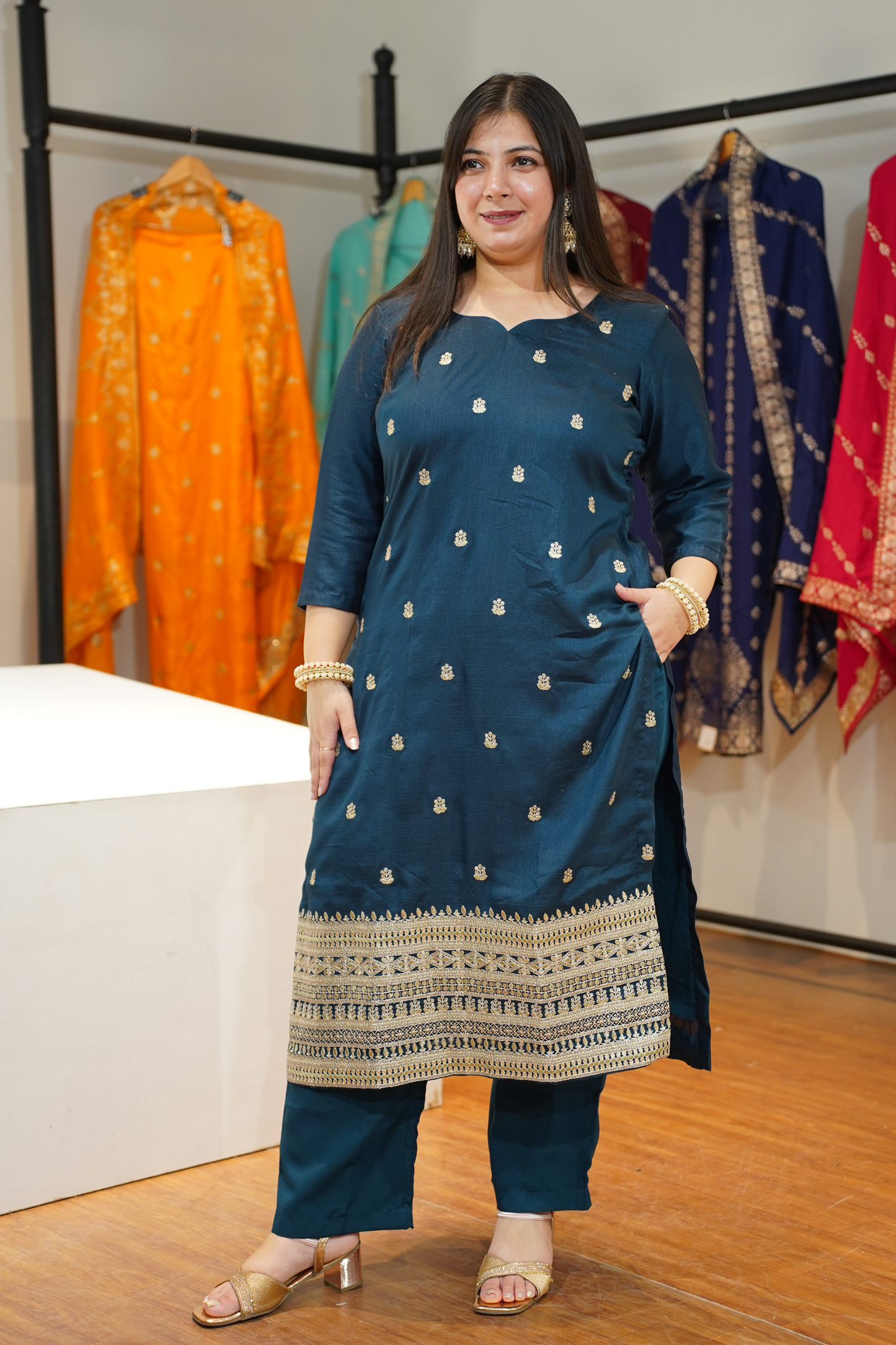 Morni Noor Embroidered Fancy Suit