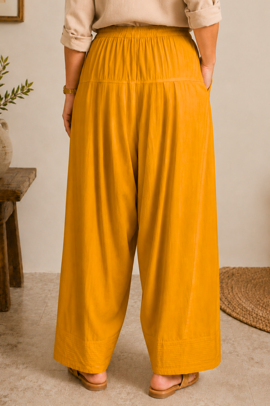 Mustard Rayon Farshi Salwar