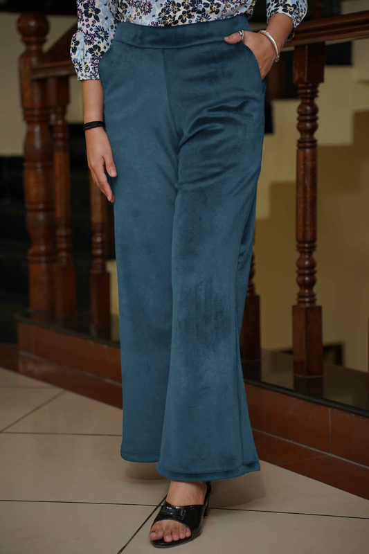 Peacock Velvet Fleece Pants